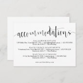 宿泊情素朴報カード エンクロージャーカード (正面/裏面)