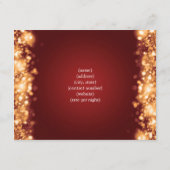 宿泊施設きらめくライト金ゴールド赤 エンクロージャーカード (裏面)