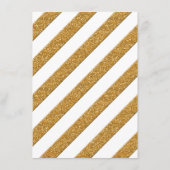 宿泊施設Script Forever in Love金ゴールドグリッター エンクロージャーカード (裏面)