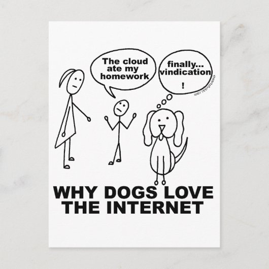 宿題おもしろい食べの冗談 ポストカード (正面)