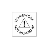 宿題が提出されない先生 ラバースタンプ (インプリント)