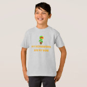 宿題が犬を食べちゃった Tシャツ (正面フル)