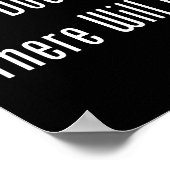 宿題と課題は期限が来ている（暗い） ポスター (角)