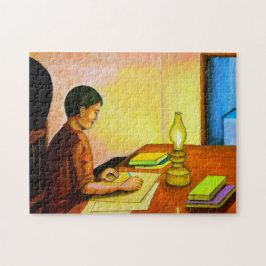 宿題のパズル ジグソーパズル