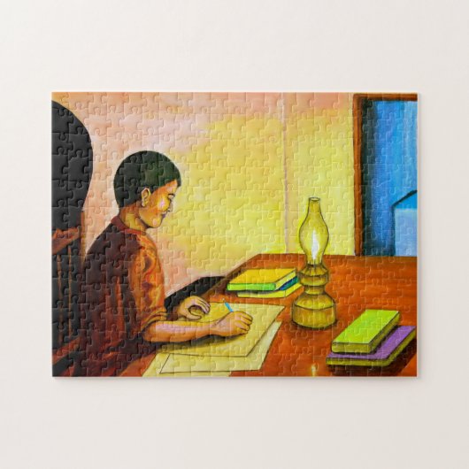 宿題のパズル ジグソーパズル (横)