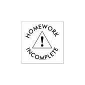 宿題の不完全な先生 ラバースタンプ (インプリント)