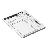 宿題の追跡パーソナライズされたのためのADHDキッズパッド ノートパッド (アングル)