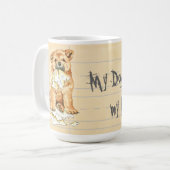 宿題の食べチャウ コーヒーマグカップ (正面左)