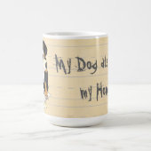 『宿題の食べバーナー』 コーヒーマグカップ (中央)