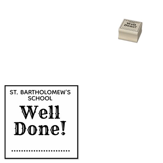 宿題を書き込んだ学校の先生 ラバースタンプ (押印)