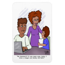 宿題マグネット