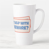 宿題救済が必要か？ カフェラテマグ (右)