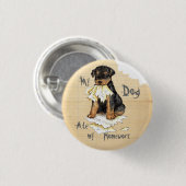 宿題食べを無事に 缶バッジ (正面&裏面)