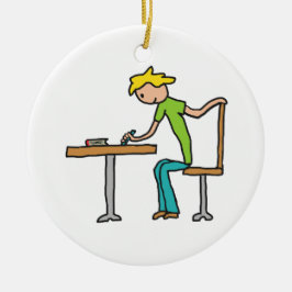 宿題 セラミックオーナメント