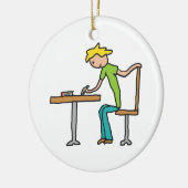 宿題 セラミックオーナメント (左)