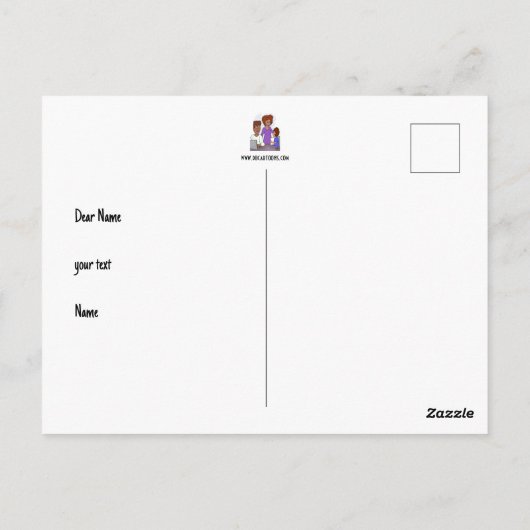 宿題 ポストカード (裏面)