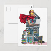 「宿題」 ポストカード (正面/裏面)