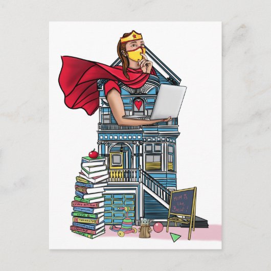 「宿題」 ポストカード (正面)