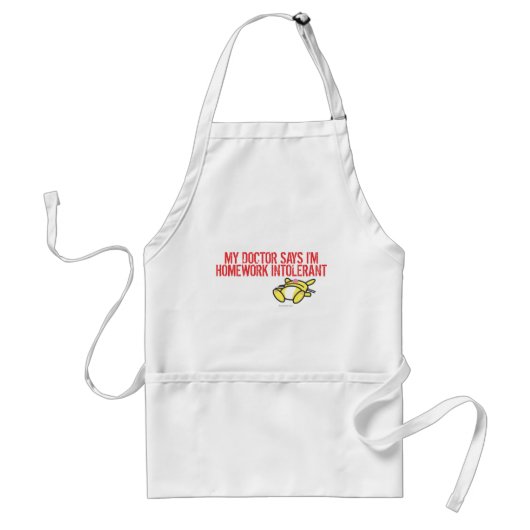 宿題Intollerant スタンダードエプロン (正面)