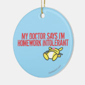 宿題Intollerant セラミックオーナメント (左)