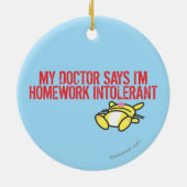 宿題Intollerant セラミックオーナメント (裏面)