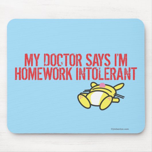 宿題Intollerant マウスパッド (正面)