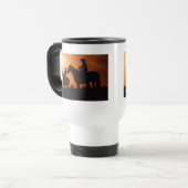 寂しいカウボーイのマグ トラベルマグ (正面左)