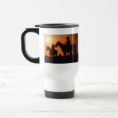 寂しいカウボーイのマグ トラベルマグ (左)