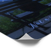 寂しいペットのポスタープリント:孤独な夜猫 ポスター (角)