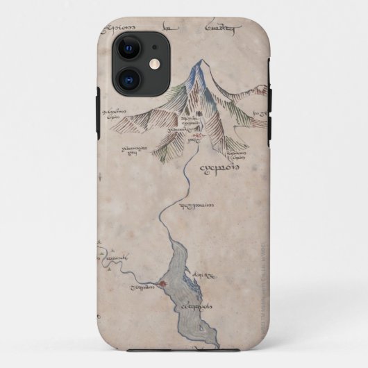 寂しい山のシンダリン地図 Case-Mate iPhoneケース (裏面)