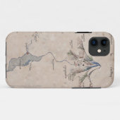 寂しい山のシンダリン地図 Case-Mate iPhoneケース (裏面(横))