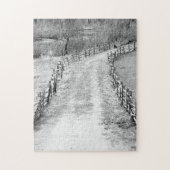 寂しい道 ジグソーパズル (縦)