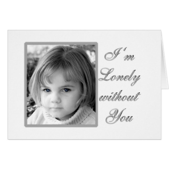 寂しい青カード (正面横)