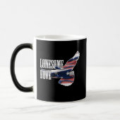 寂しい鳩のマグ モーフィングマグカップ (左)