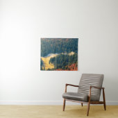 寂し転がい秋の野原に霧がかかっている タペストリー (インサイチュ(横))