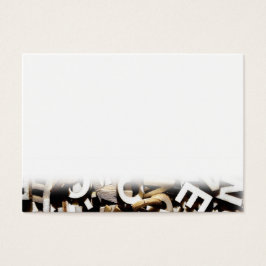 寄せ集め木製の文字