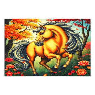 寄せ馬 フォトプリント