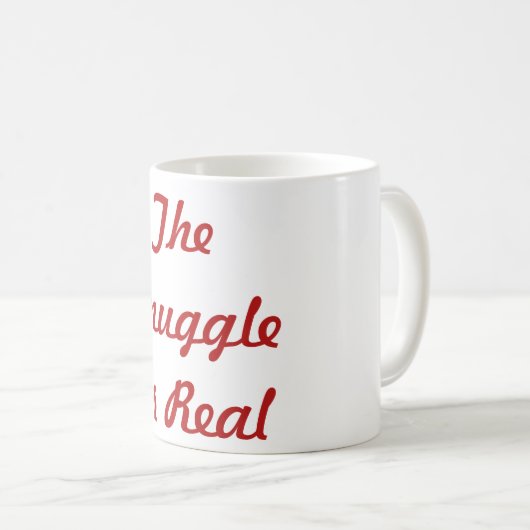 寄り添いがマグ実在だ コーヒーマグカップ (正面右)