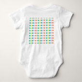 寄り添いは実在ベビーのシャツ ベビーボディスーツ (裏面)