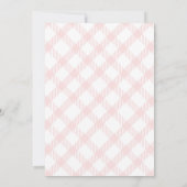 寄り添いクマ赤ちゃんシャワービンゴゲーム招待状 招待状 (裏面)