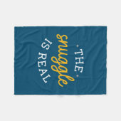 寄り添い実在だ フリースブランケット (正面(横))