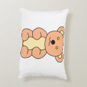 寄り添う価値のあるテディベアアクセント枕 アクセントクッション (裏面(縦))