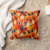 寄り添う紅葉 | 暖かい秋デコール クッション (ブランケット)