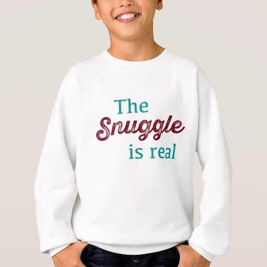 寄り添う者は実在ティール（緑がかった色）とバーガンおもしろいだ Tシャツ (正面)