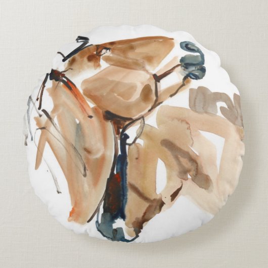 寄り添って下さい ラウンドクッション (正面)