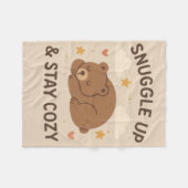 寄り添って居心地の良い🥱😴フリースブランケット フリースブランケット (正面(横))