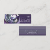 寄り添われた球の細い名刺 スキニー名刺 (正面/裏面)