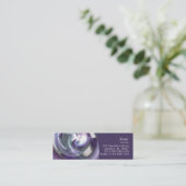 寄り添われた球の細い名刺 スキニー名刺 (スタンド正面)