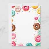 寄付と卒業証書 – 卒業パーティードコール 招待状 (裏面)