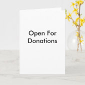 寄付カードを開く カード (黄色い花)